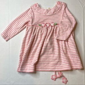 Florence Eiseman pink striped dress